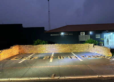 Imagem da notícia Apreensão recorde de 6,1 toneladas em Paraíso das Águas gera prejuízo de R$ 12,5 milhões ao crime organizado